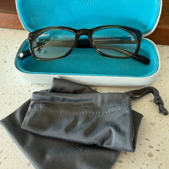 NEW Warby Parker Finch 234 Square Brown 52×18 Frame Glass Eyeglasses 52-18-140